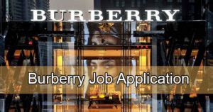 burberry job titles|burberry job offer.